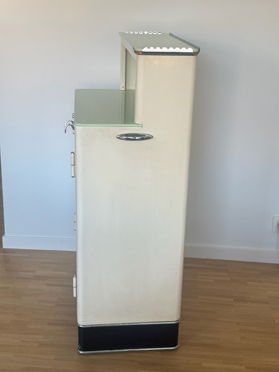 Mobile contenitore vintage in metallo, cromo e vetro – maquet, Mobili contenitori (photo 11 of 15)