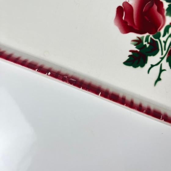 Image 1 of Piatto per torta Sarreguemines e Digoin, "Moka-Prima", 1920/1950