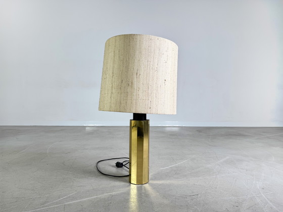 Image 1 of Lampe de table Midcentury Lampadaire en laiton Lampe vintage 1960