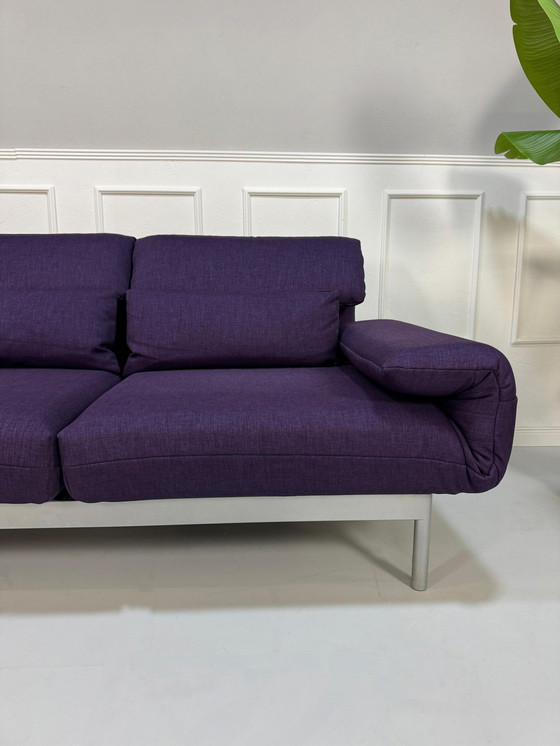 Image 1 of Tentoonstellingsmeubel Rolf Benz Plura stof aubergine