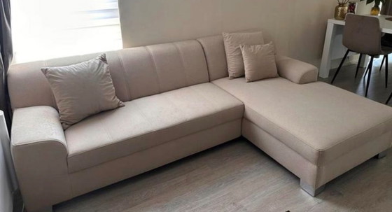 Image 1 of Beige corner sofa bxdxh 239x152x75 cm