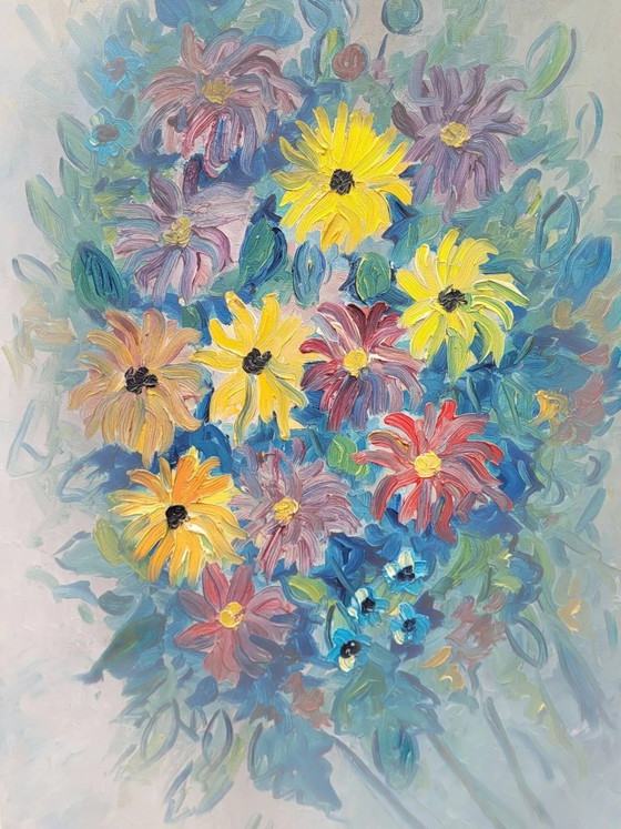 Quadro olio su tela, Fernand Rolland, anni '60 – Dipinti e disegni, Canvas (photo 3 of 9)