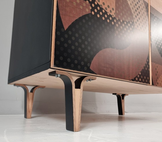 Image 1 of Vintage kledingkast, jaren 60