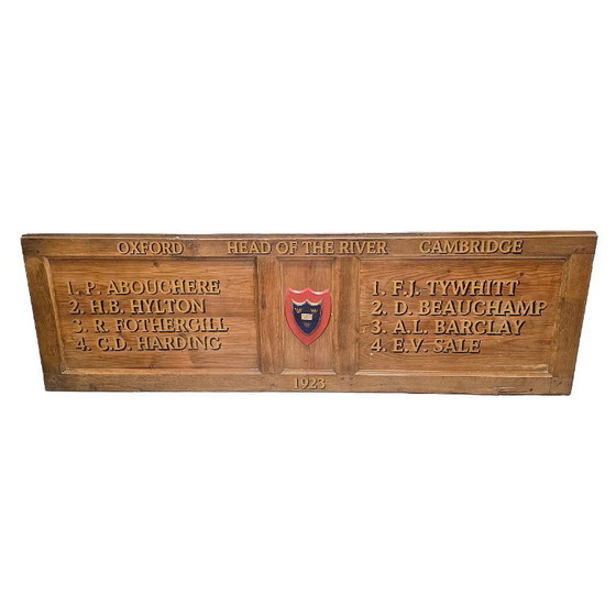 Image 1 of Gedenktafel vom Head of the River-Rennen 1923