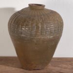 Grande vaso in ceramica antico stile wabi-sabi (c.1900) #1 – Vasi (photo 13 of 18)
