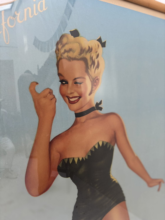 Image 1 of Manifesto pubblicitario vintage della California