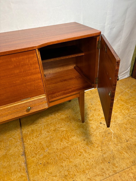 Image 1 of Mid-Century Retro Vintage Teak Sideboard by Stonehill Early 1960s  With Bar Compartment • British Design Classic • Collector’s P