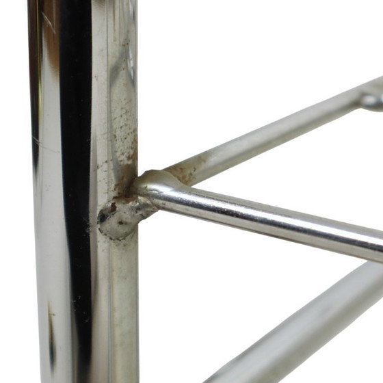 Image 1 of Vintage Drink Trolley Serving Cart Chrome Sixties