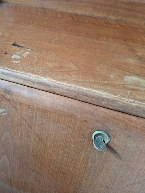 Image 1 of Original Vintage 1960s Mid-Century Modern Folding Desk Secretaire