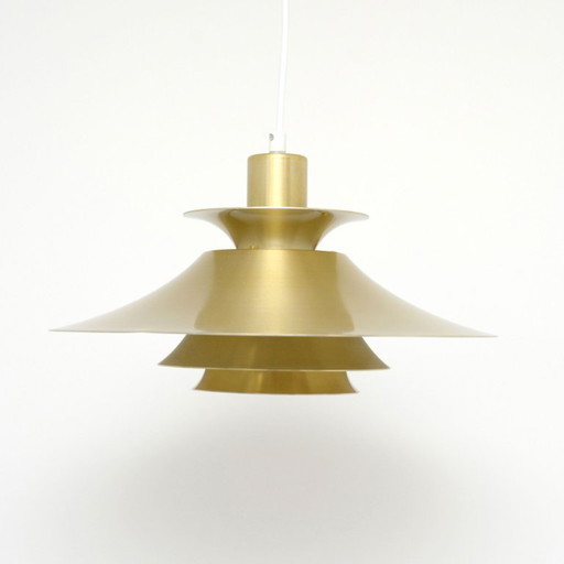 Golden Frandsen lamp, Denmark 1970s