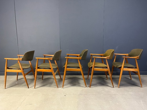 Image 1 of Sedie da pranzo vintage in teak di Casala, anni '60