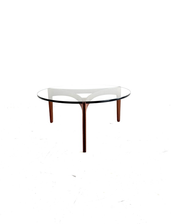 Table basse vintage en teck et verre, Sven Ellekær ‘60 – Tables basses, Wood, Glass (photo 4 of 11)