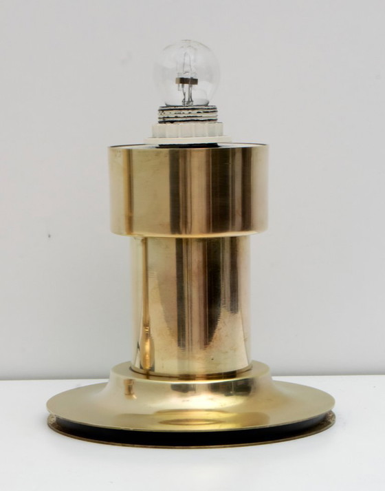 Image 1 of Pareja de lámparas de sobremesa italianas de latón de mediados de siglo, años 60