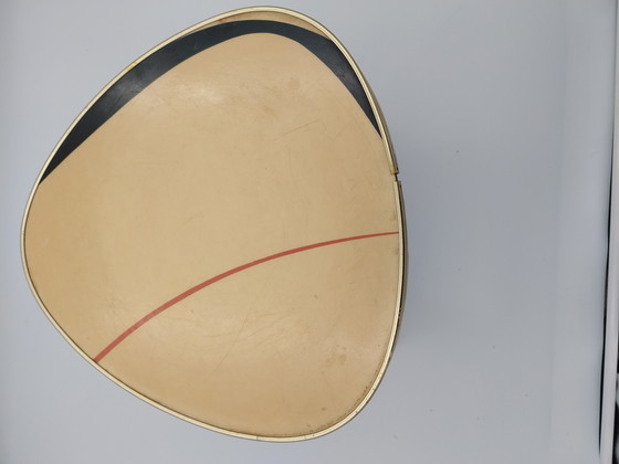 Image 1 of 1 x 1950's plant table 3 leg with formica top