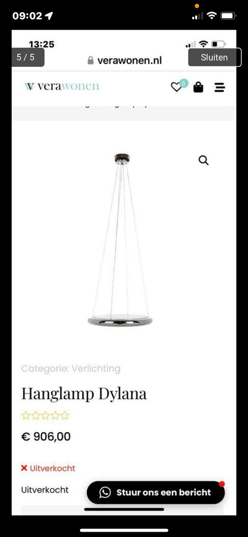 Offered for sale Pendant lamp Richmond.