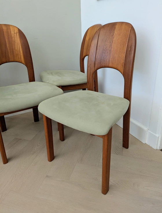 Image 1 of Vintage Danish set, 4 dining chairs, Holstebro