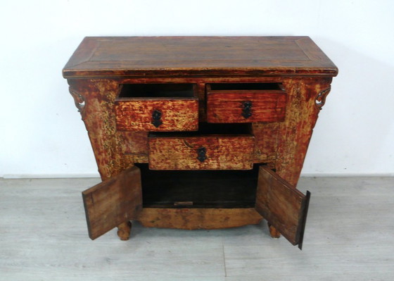 Image 1 of Sideboard, coffee bar, reclaimed wood, shabby chic, brown-red