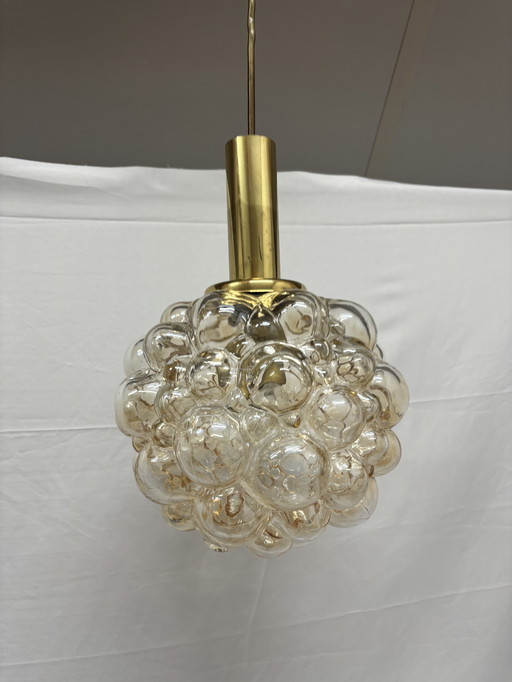 Suspension vintage Helena Tynell, lampe bulle design 1960