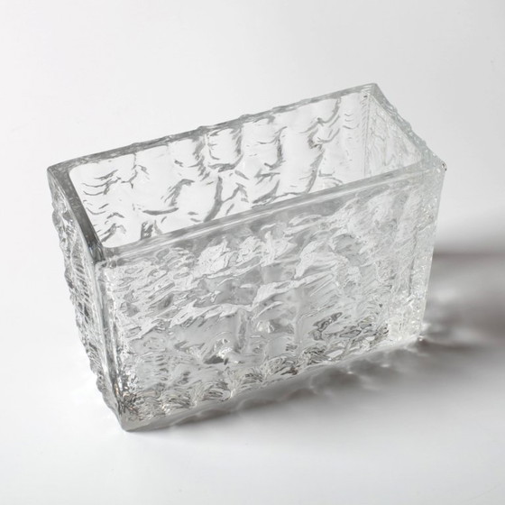 Image 1 of Vintage Sklo Union Glass Jardinière Vase Moravia / Vladislav Urban / 1968