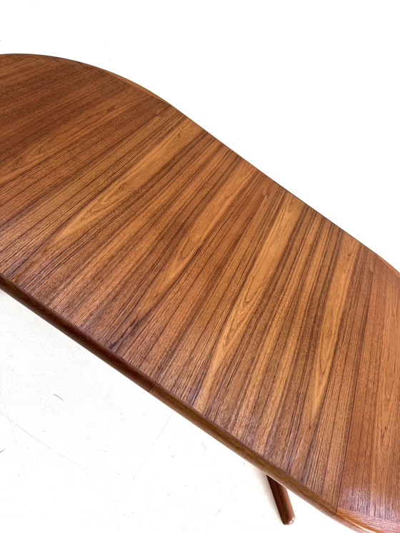Table à manger extensible vintage, Joh. Kristoffersen & Son '60 – Joh. Kristiffersen & Søn (photo 4 of 15)