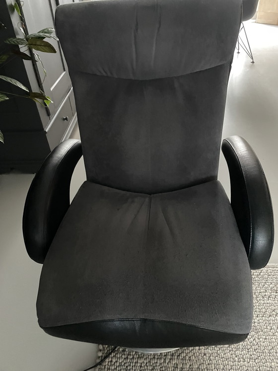 Bequemer Liegesessel – Verstellbarer relaxsessel, Leather, Metal (photo 3 of 9)