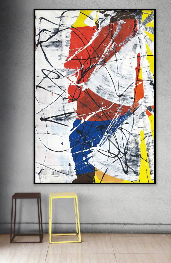 Jürgen Angeler - Rode Bloem - XXL – Schilderijen & Tekeningen, Canvas (photo 18 of 20)