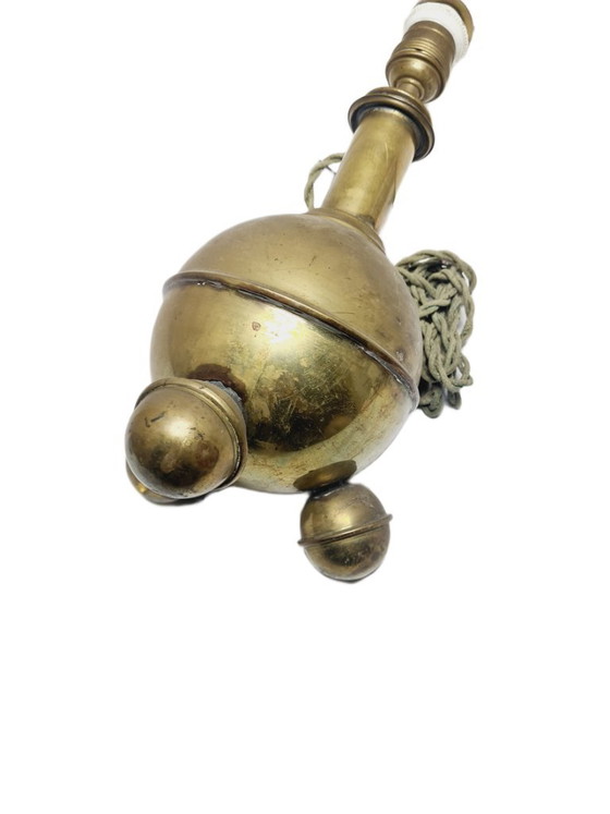 Art Deco Bedside Lamp, Belgium, 1930s – Table lamps, Metal, Brass (photo 14 of 17)