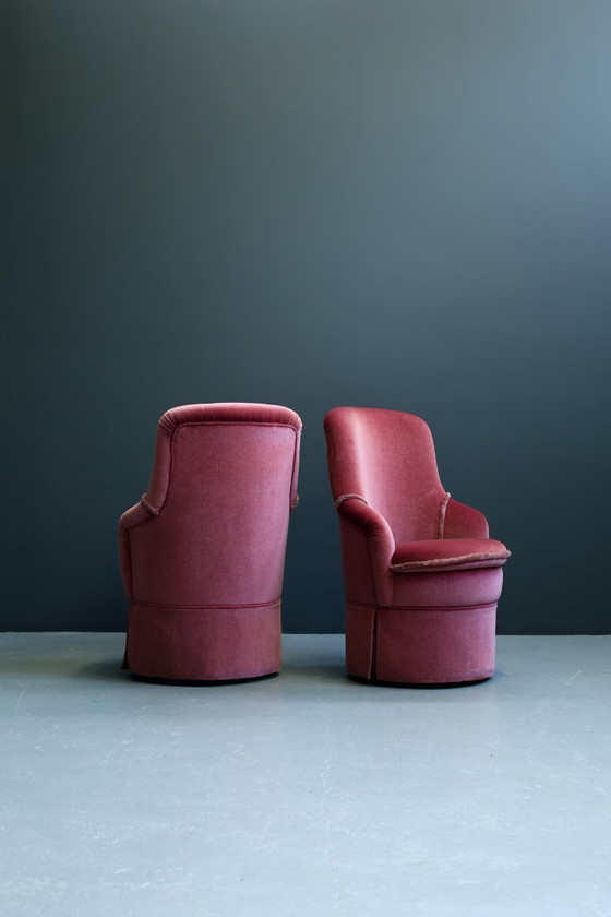 Image 1 of Set di due sedie da boudoir vintage