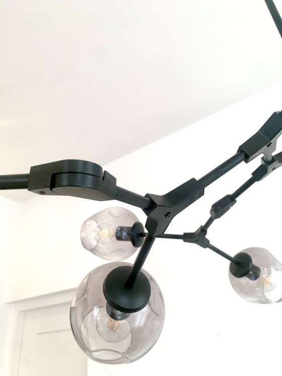 Image 1 of Lampada a sospensione a 9 luci Gerba design