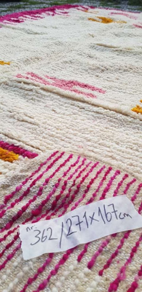 Image 1 of Handgeknoopt Berber kleed wol 271x167cm