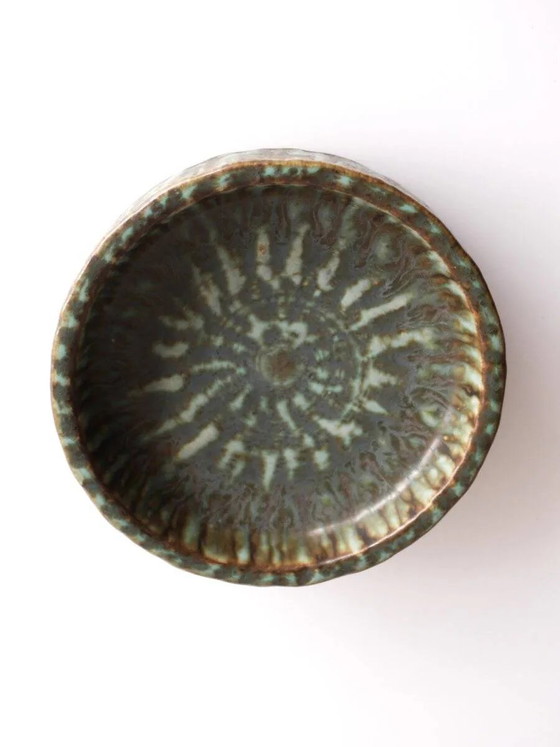Image 1 of Bols Birka en poterie d'art scandinave par Gunnar Nylund pour Rörstrand, années 1960, set de 2
