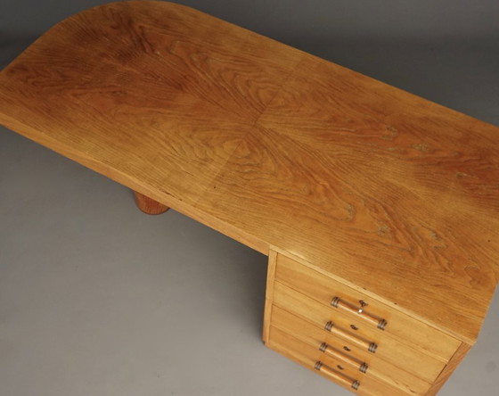 Scrivania francese Art Déco autoportante in legno di frassino, anni '30 – Scrivanie, Wood (photo 10 of 23)