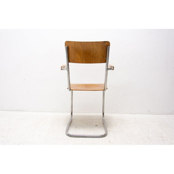 Image 1 of Vintage tubular desk chair by Mart Stam for Kovona, 1950s