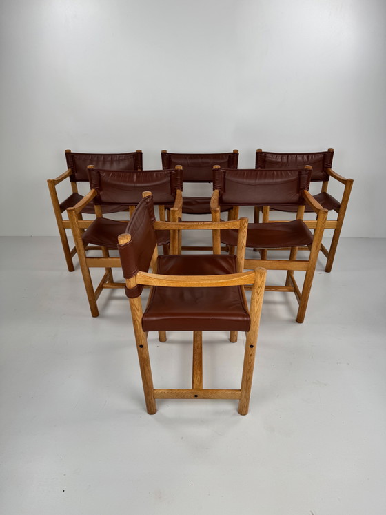 Image 1 of Set di 6 sedie Ditte & Adrian Heath per FDB Møbler – Design danese degli anni '60