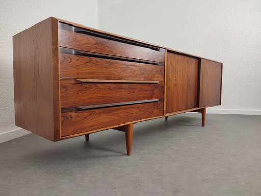 Ib Kofod Larsen 50's rosewood + teak sideboard 