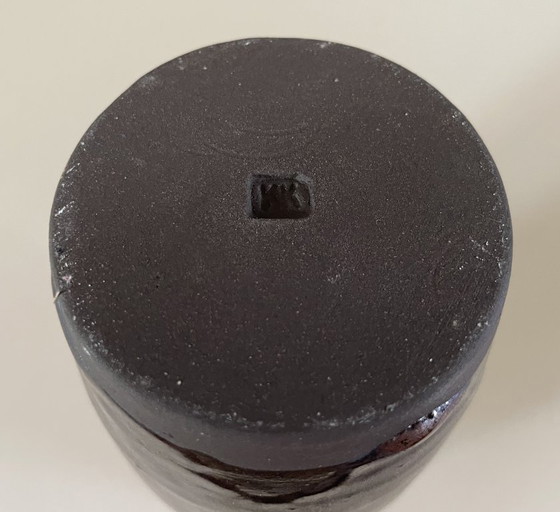 Image 1 of Vaso in terracotta Anthracite Studio