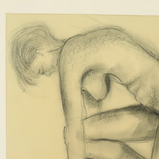 Image 1 of Kohlezeichnung einer nackten Frau