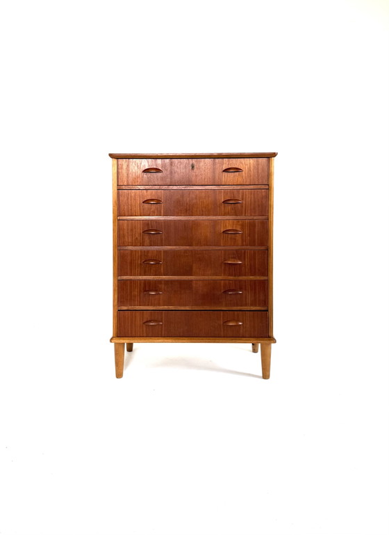 Vintage Danish Teak Chest of Drawers ‘60 – Wood (photo 2 of 9)