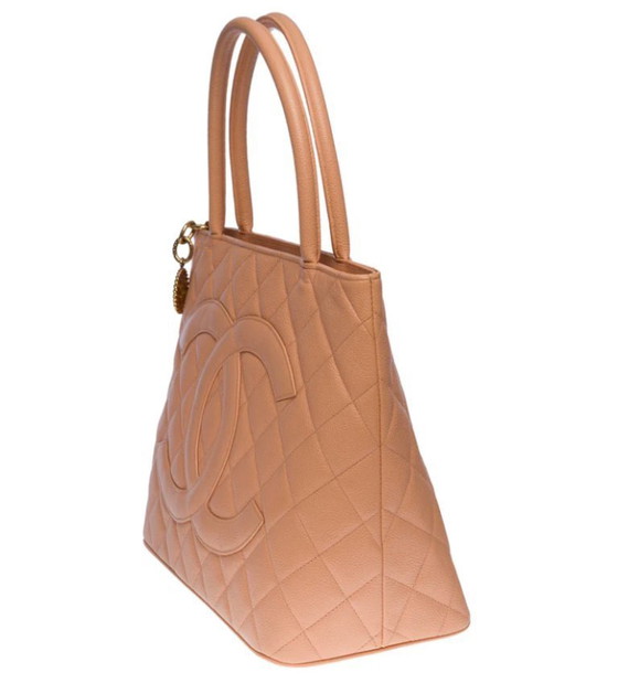 Image 1 of Borsa CHANEL Medaglione in cuoio rosa - 100733