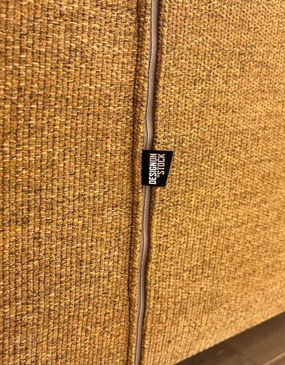 Image 1 of NEWLY UPHOLSTERED Design on Stock Bloq 4-Seater Ochre Yellow