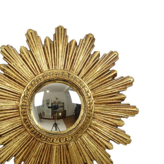 Image 1 of Petit miroir solaire effet soleil 24 cm