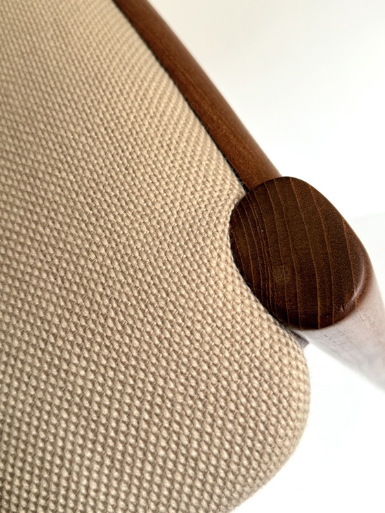 Image 1 of 3x "sedie Morten" restaurate, Koefoeds Hornslet anni '70