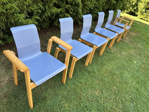 Wilkhahn - Stapelbare stoelen van beukenhout en multiplex – eetkamerstoelen, Wood