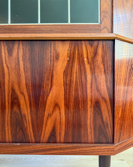 Image 1 of Vintage Deense palissander hoekkast