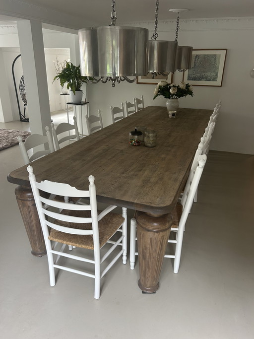 Mesa de monasterio 135x400