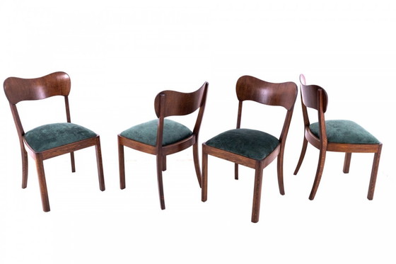 Image 1 of Set di sedie Art Déco, Polonia, anni '30.