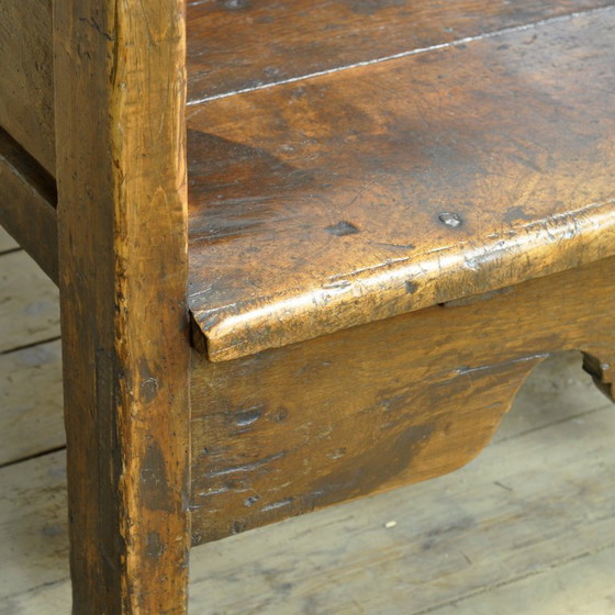 Image 1 of Antique walnut bench, Southern France / Northern Spain, 17th–18th century