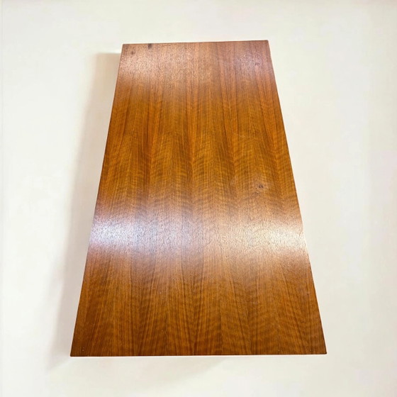 Hölzerner TV- und Plattenspielertisch mit Rollen, Made in Germany, 1960er-1970er Jahre – TV-Möbel, Wood, Retro (photo 5 of 8)
