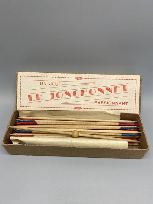 Vintage game "Le Jonchonnet" – Traditional game of skill with its rules – Circa – decoratieve objecten, Wood (photo 2 of 3)