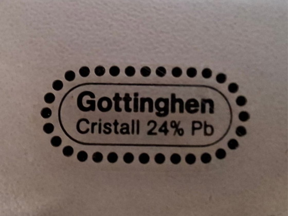 Image 1 of Gottinghen Antipasto Tray in Fine 24% Lead Crystal – Vintage Made in Italy